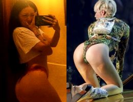 Noah And Miley Cyrus. Ass Sisters! ? ?