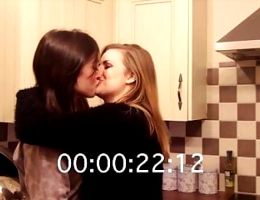 Rose & Rosie lesbian kisses!!
