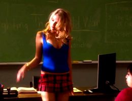 Ashley Benson Playing A Hot, Busty Cheerleader