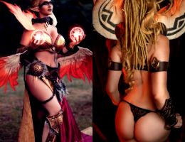 ON Or OFF? *LienSue* As Exiled Morgana From League Of Legends / Left Photo Made By Bcwphoto