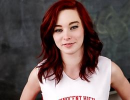 Petite High School Teen Redhead Cheerleader Has Sex With Teacher