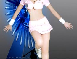 Problem is cosplaying as a sexy asian woman w/ blue hairs – fota asiann